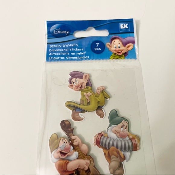 Disney Dwarfs Sticker Set with Colorful Gems - Picture 12 of 16
